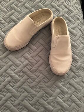 Lugz Slip-On Canvas Sneakers in White